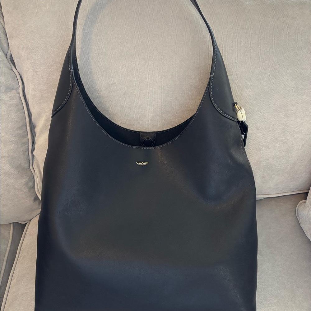 Coach Brooklyn SB 39 Black Leather Hobo Bag